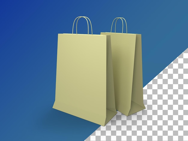 Rendu 3d de magasin de paquet de vente