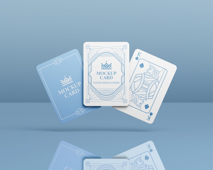 PSD rendu 3d de la maquette du jeu de cartes
