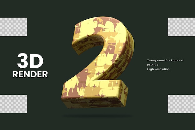 Rendu 3D numéro 2 isolé
