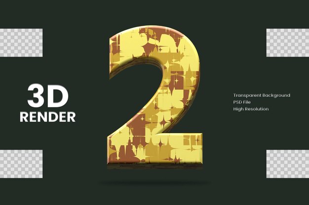 Rendu 3D numéro 2 isolé