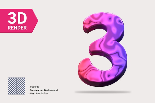 Rendu 3D numéro 3 isolé