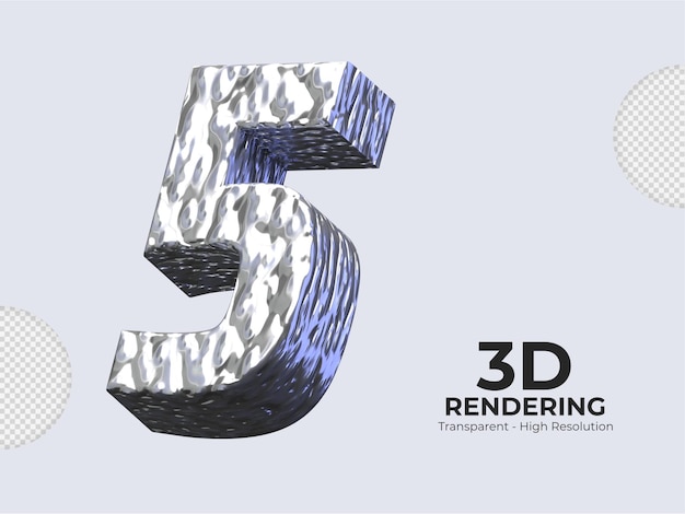 Rendu 3D numéro 5 isolé