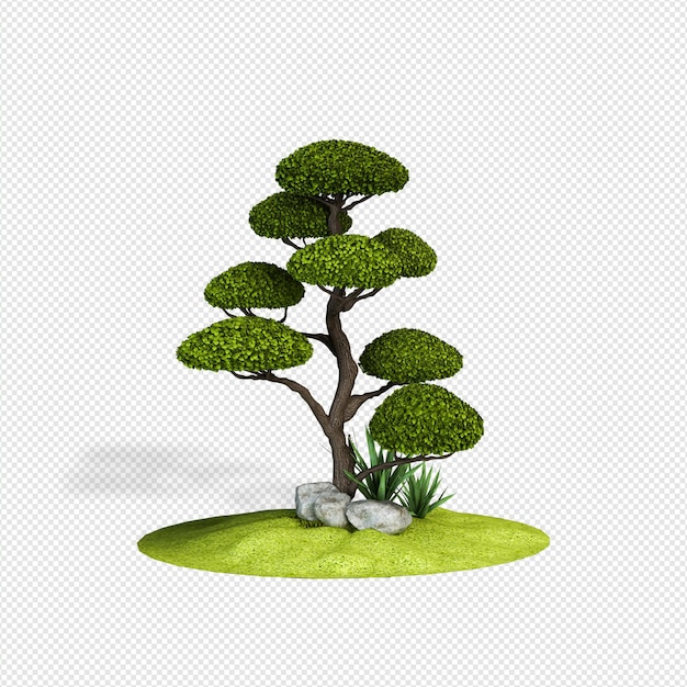 Rendu 3D de plante