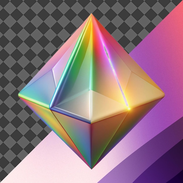 Le rendu 3D de Rainbow Gem
