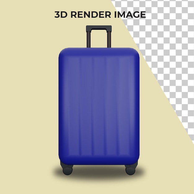 Rendu 3d De La Valise Premium Psd