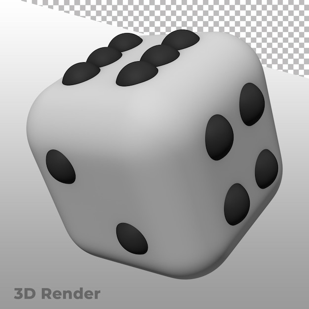 PSD rendu 3d de dés