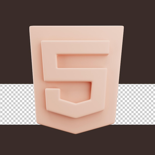 PSD rendu élégant mat html 3d