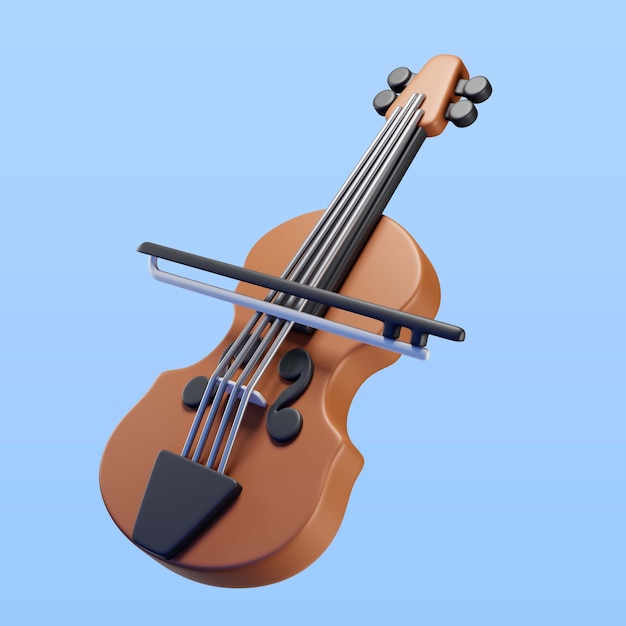 Rendu de l'icône du violon de la saint-patrick