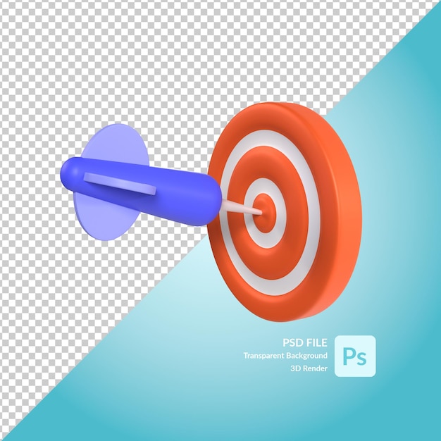 rendu d'illustration 3d cible
