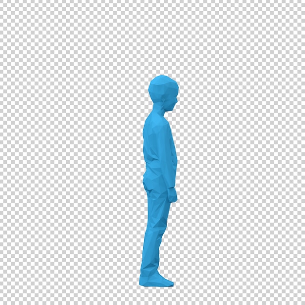 PSD rendu isométrique kid 3d