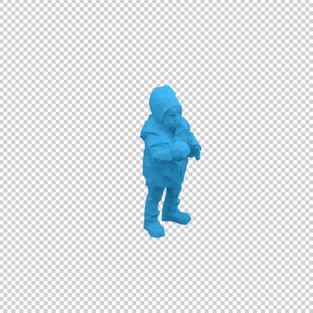 Rendu Isométrique Kid 3d