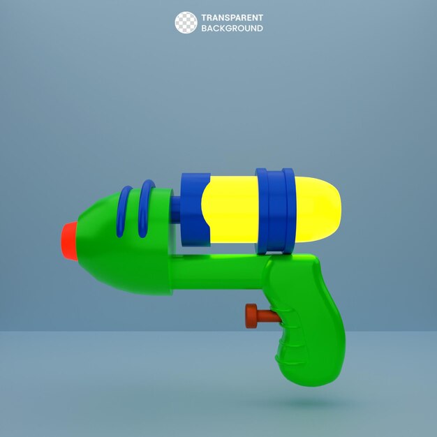 PSD rendu de pistolet pour enfants 3d