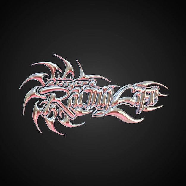 rendu typographique 3D haute résolution