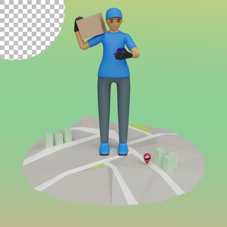 repartidor ver la ruta en el mapa