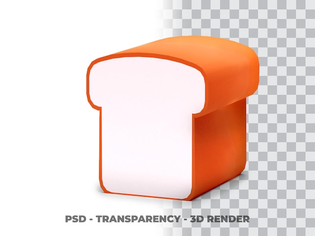 REPRESENTACIÓN 3D DE TRANSPARENCIA DEL PAN