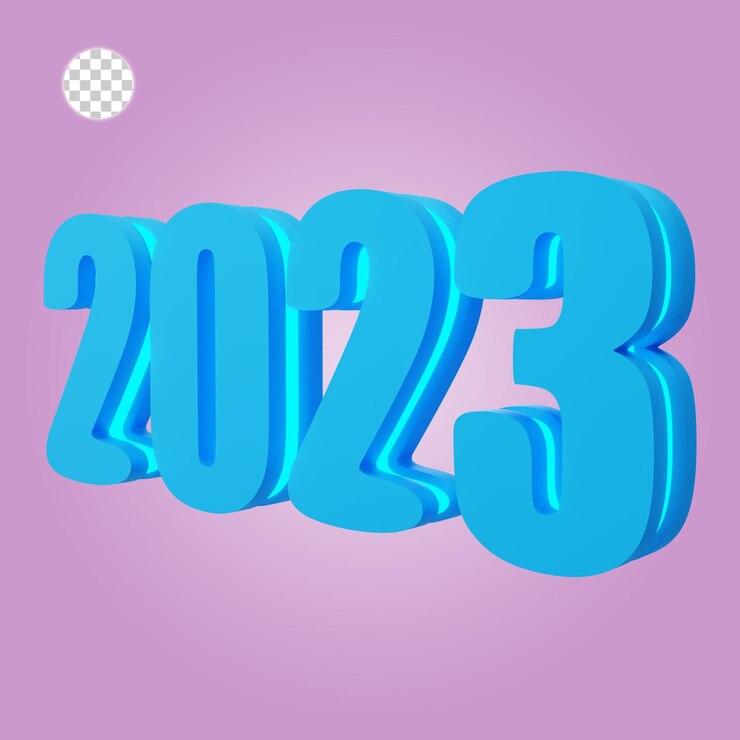 PSD representación 3d de 2023