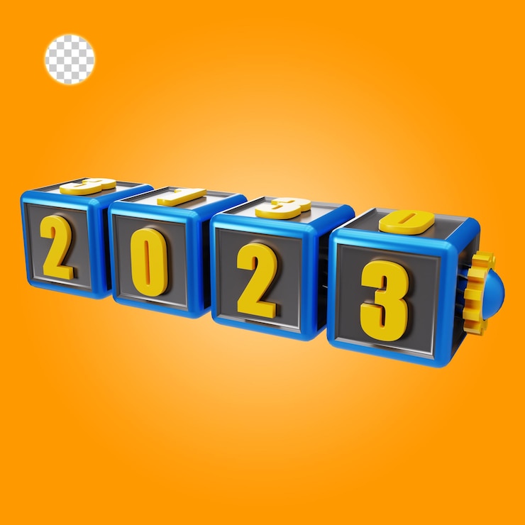 PSD representación 3d de 2023