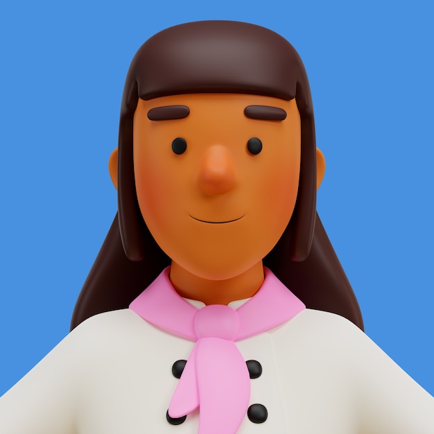 Representación 3d de avatar