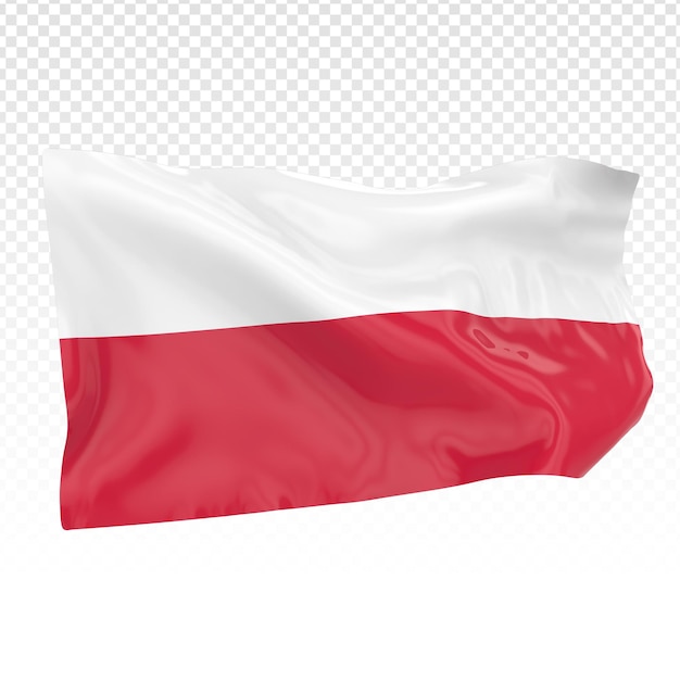 PSD representación 3d de la bandera