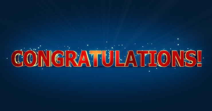 PSD representación 3d de banner de felicitaciones para máquinas de casino, juegos de apuestas, etc.