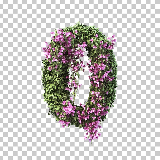 Representación 3D de buganvilla número 0
