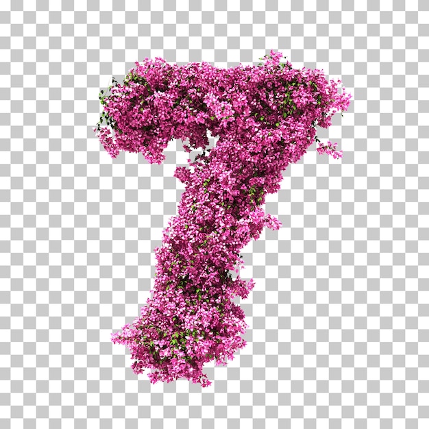 Representación 3D de buganvilla número 7