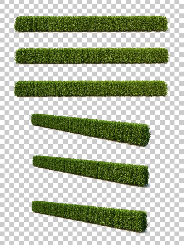 PSD representación 3d de buxus microphylla