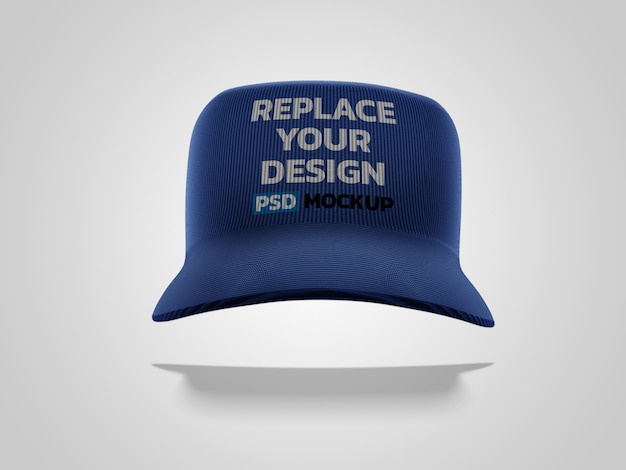 Representación 3d de cap mockup