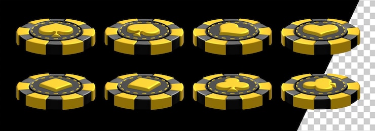 PSD representación 3d casino poker chip, imágenes prediseñadas de juegos de apuestas en línea