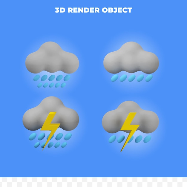 Representación 3d del clima