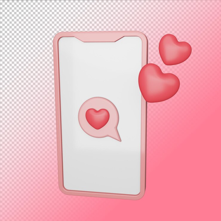 PSD representación 3d del concepto de icono de san valentín aislado