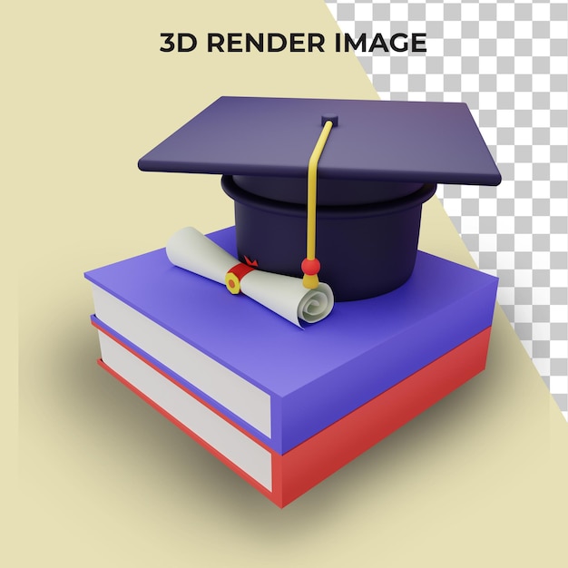 Representación 3d con concepto de regreso a la escuela psd premium