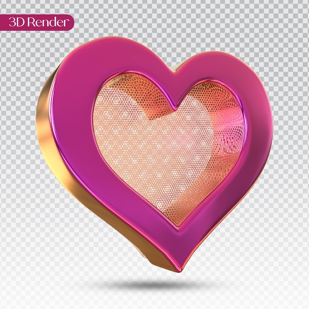Representación 3D del corazón