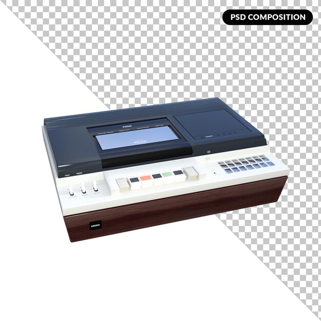 representación 3d de cosas antiguas
