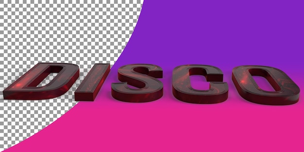 Representación 3d de discoteca en conceptos de diseño de fiesta de ilustración de alta calidad