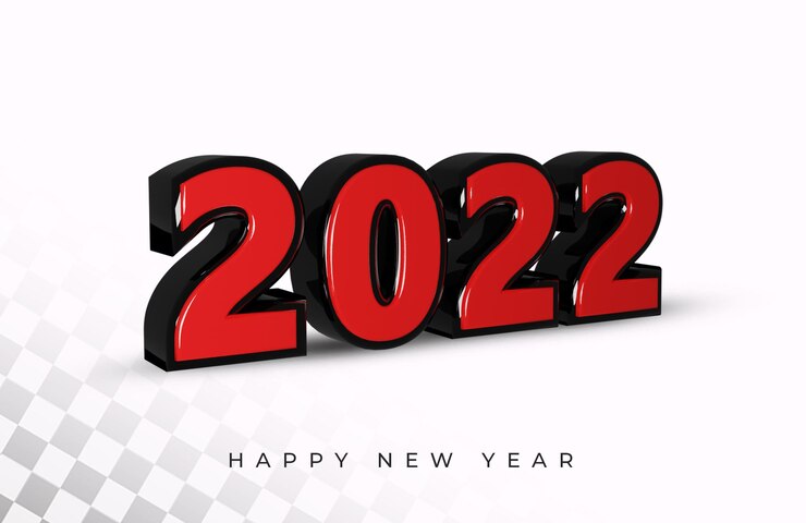 PSD representación 3d del efecto de texto 2022