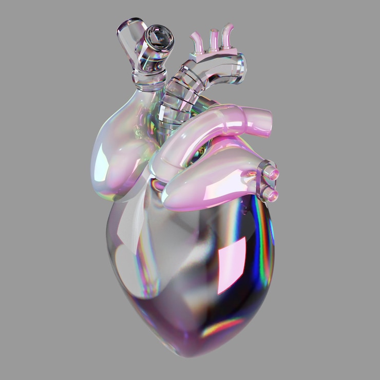PSD representación 3d de la forma transparente con el objeto