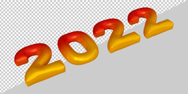 Representación 3D del globo del año 2022.