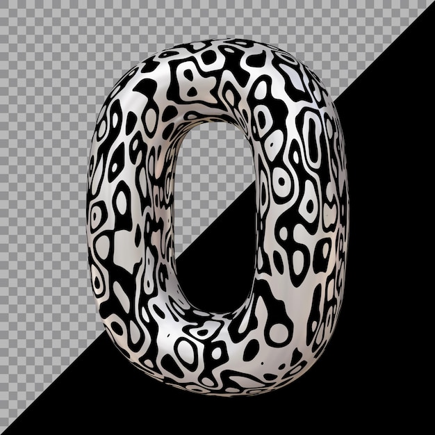 Representación 3D del globo número 0