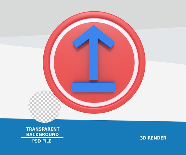 Representación 3D del icono de carga