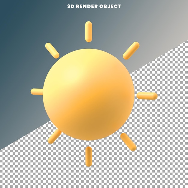 Representación 3D del icono