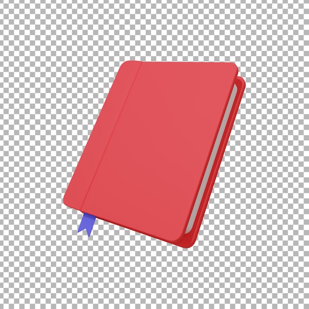 Representación 3D de la ilustración del libro