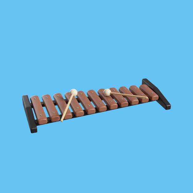 Representación 3D del instrumento de icono