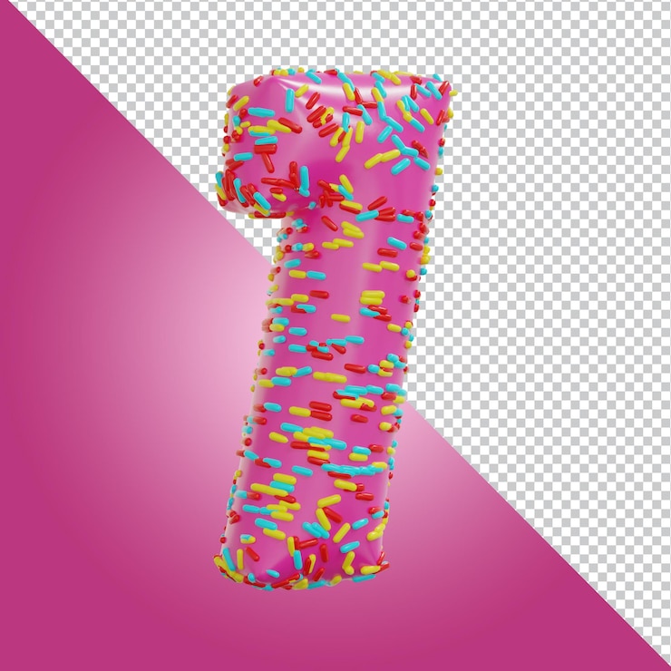 PSD representación 3d de la letra del alfabeto aislada