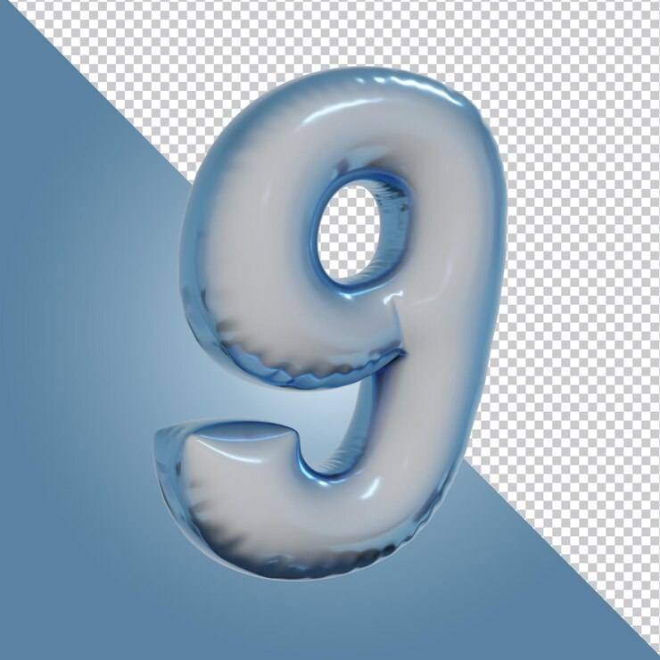 PSD representación 3d de la letra del alfabeto aislada