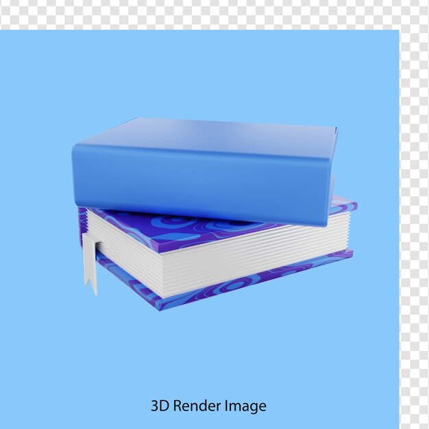 Representación 3d del libro de conocimientos.