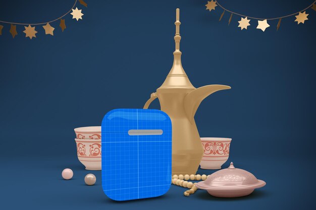 Representación 3D de la maqueta de las cápsulas de Eid