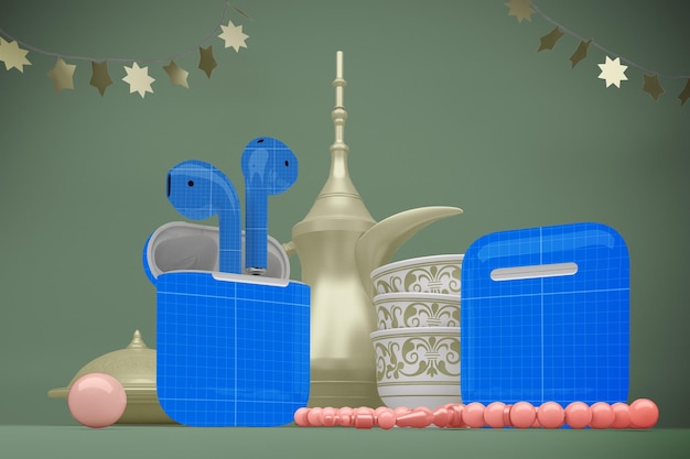 Representación 3d de la maqueta de las cápsulas de eid