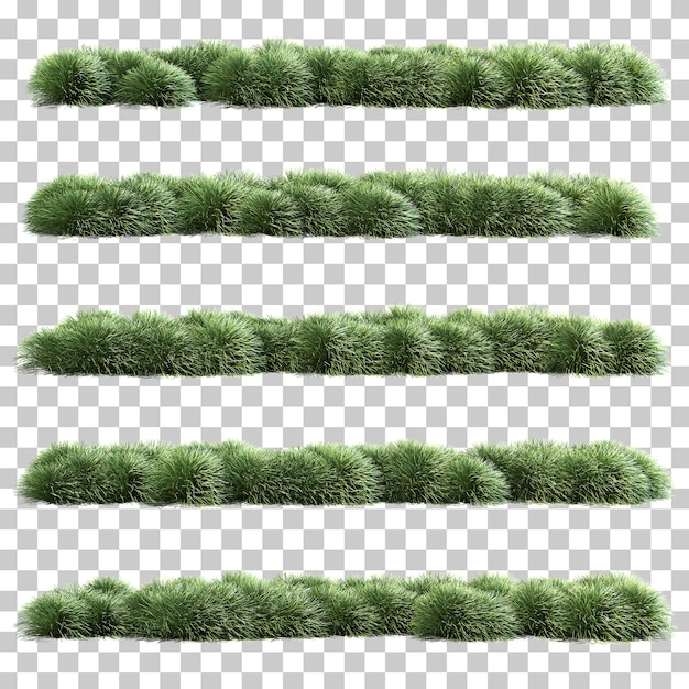 Representación 3D de mondo grass