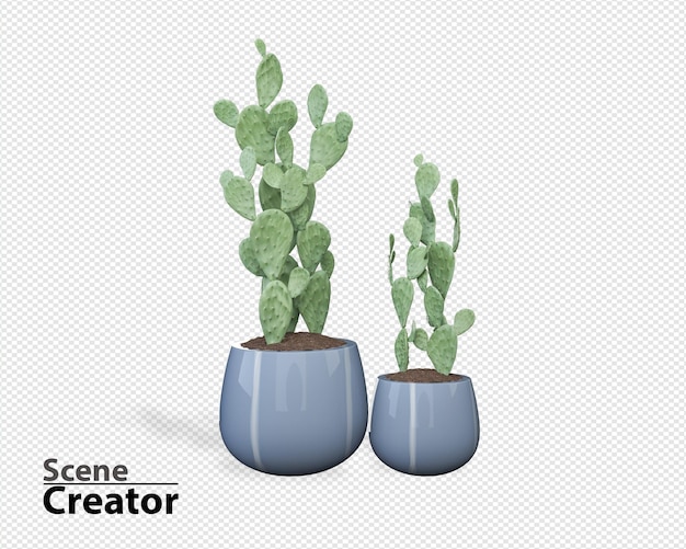 Representación 3d de planta